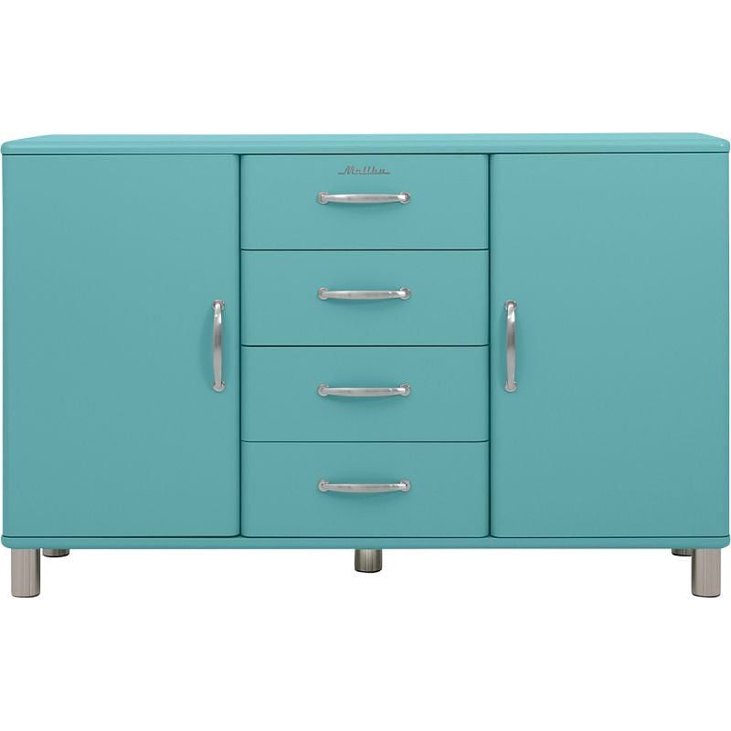 Foto van Dressoir malibu 2 deuren en 4 laden lagoon blue