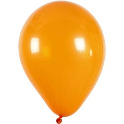 Foto van Creotime ballonnen voor helium oranje 10 stuks