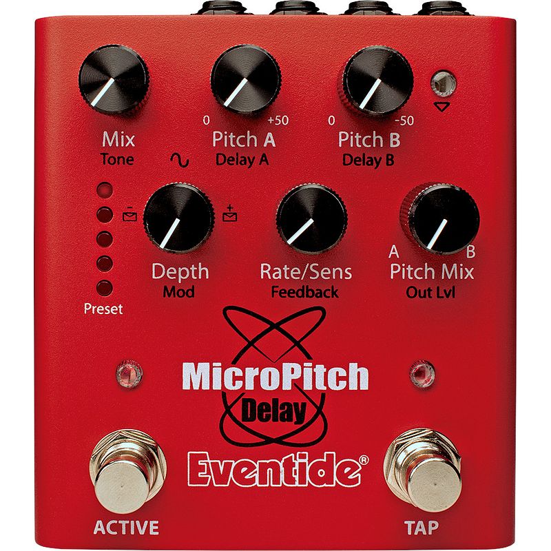 Foto van Eventide micropitch stereo delay / pitch shifter effectpedaal