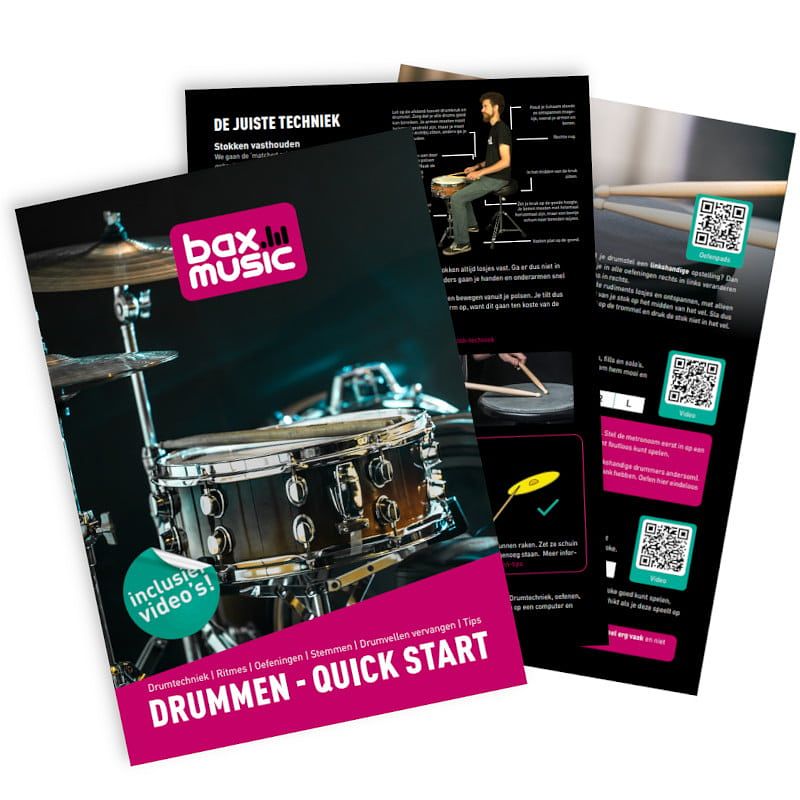 Foto van Bax music quick start drummen