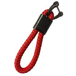 Foto van Basey sleutelhanger touw koord sleutelhanger - touw sleutelhanger rood