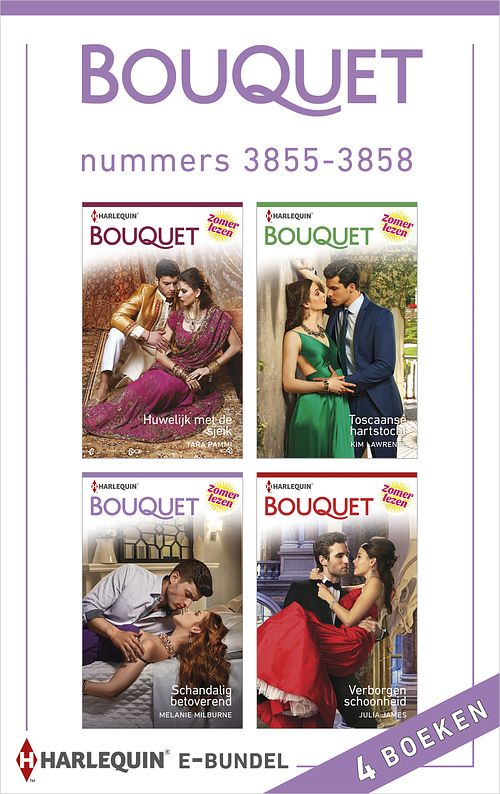 Foto van Bouquet e-bundel nummers 3855 - 3858 (4-in-1) - julia james - ebook (9789402529456)