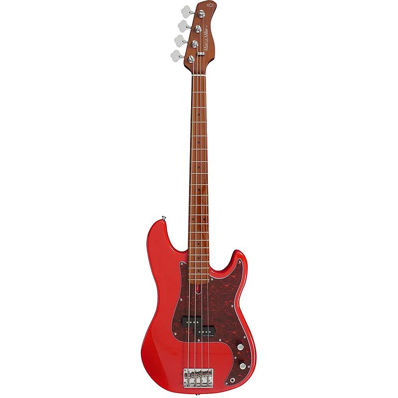 Foto van Sire marcus miller p5-4 alder dakota red elektrische basgitaar