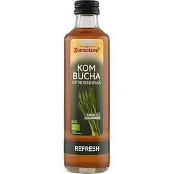 Foto van Zonnatura biologische kombucha citroengras 250ml bij jumbo