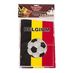 Foto van België vlaggenlijn 10 meter 20x30cm zwart/geel/rood