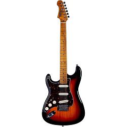 Foto van Jet guitars js-300 sunburst left-handed linkshandige elektrische gitaar