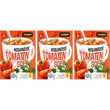 Foto van Jumbo hollandse tomatensoep 3 x 3 stuks