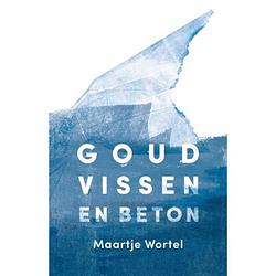 Foto van Goudvissen en beton