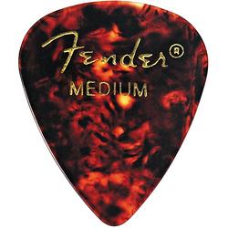 Foto van Fender 351 tortoise shell medium (set van 12 plectrums)