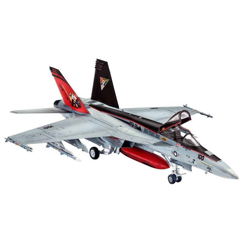 Foto van Revell modelbouwset f/a-18e super hornet 127 mm schaal 1:144