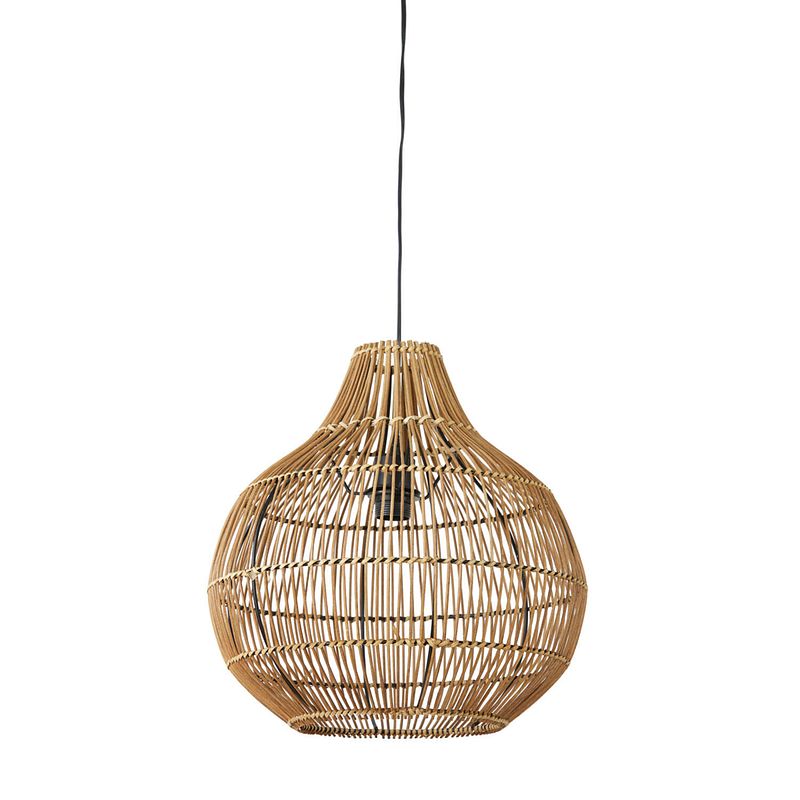 Foto van Hanging lamps light and living pacino braun