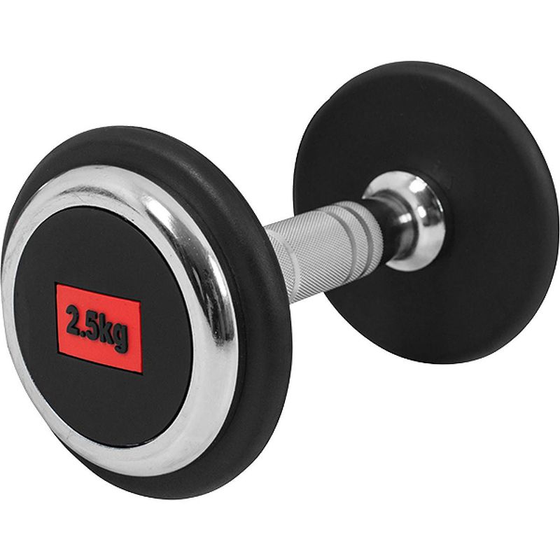 Foto van Gorilla sports dumbell - 2,5 kg - gietijzer (rubber coating)