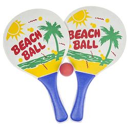 Foto van Houten beachball set blauw - beachballsets