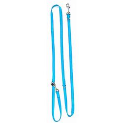 Foto van Altranet hondenlijn multi-function 1,5 cm linnen lichtblauw