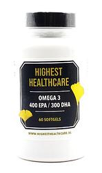 Foto van Highest healthcare omega 3 visolie capsules