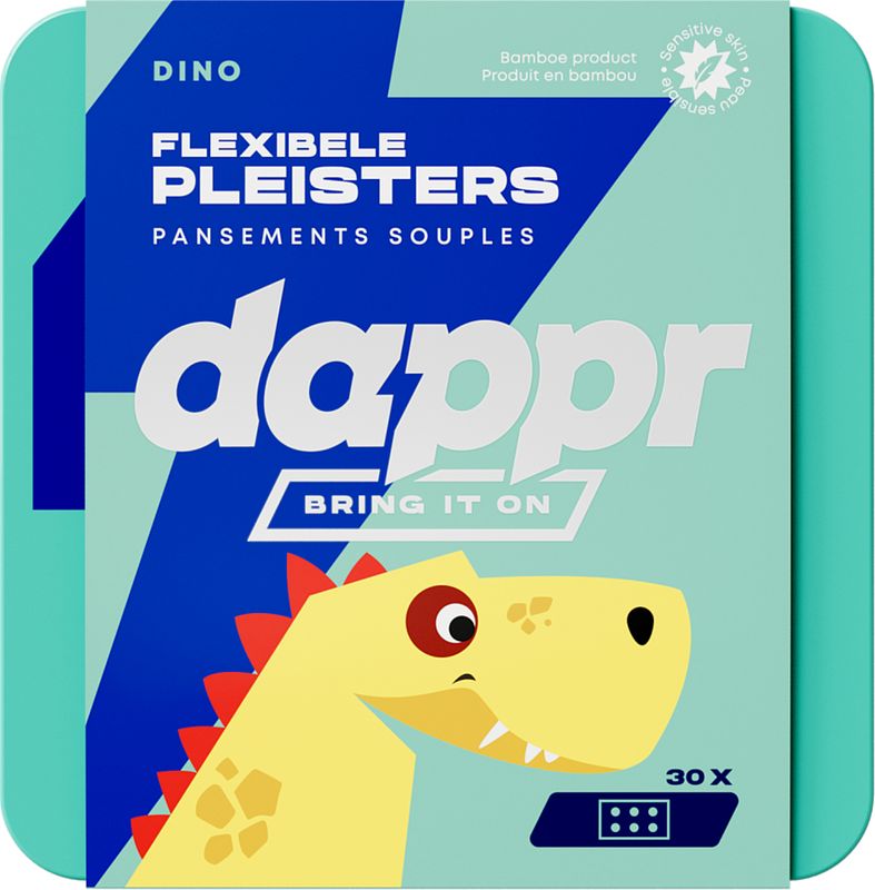 Foto van Dappr flexibele pleisters dino