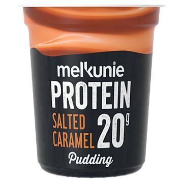 Foto van Melkunie protein salted caramel pudding 200g bij jumbo