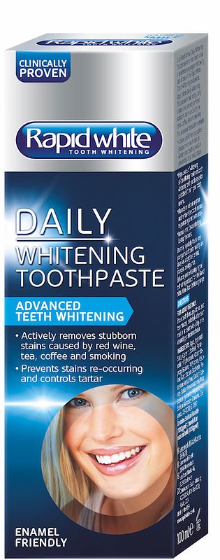 Foto van Rapid white daily whitening toothpaste