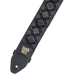 Foto van Ernie ball regal black jacquard strap gitaarband