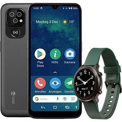 Foto van Doro 8100 + watch dual-sim senioren smartphone 32 gb 15.5 cm (6.1 inch) groen android 11