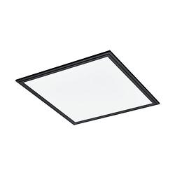 Foto van Eglo salobrena 1 plafondlamp - led - 45 cm - zwart/wit - aluminium