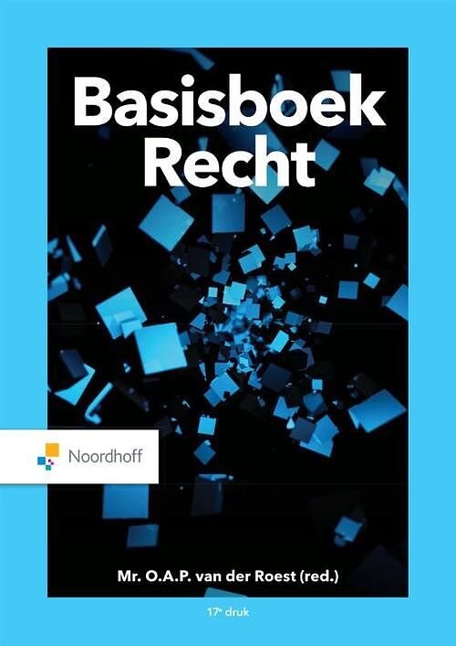 Foto van Basisboek recht - o.a.p. van der roest - paperback (9789001747640)