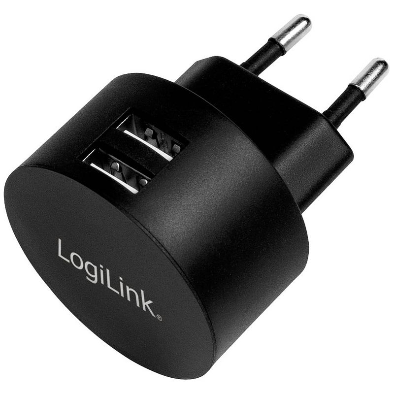 Foto van Logilink logilink pa0218 usb-oplader binnen, thuis uitgangsstroom (max.) 2100 ma 2 x usb-a