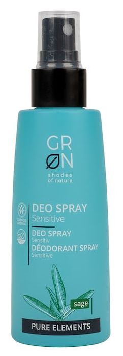 Foto van Grn pure elements deo spray sensitive sage