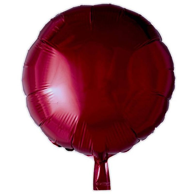 Foto van Wefiesta folieballon rond 45 cm bordeaux