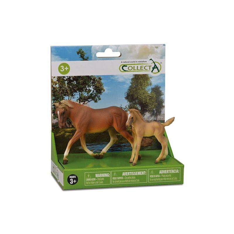 Foto van Collecta paarden: speelset in giftverpakking 2-delig