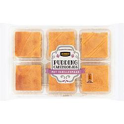 Foto van Jumbo pudding cakeblokjes met vanillesmaak 6 stuks 300g