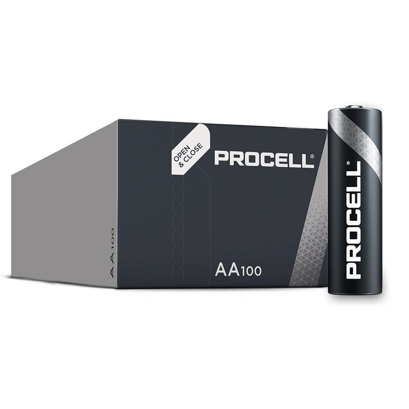 Foto van Procell alkaline pc1500 aa lr06 batterijen 100x