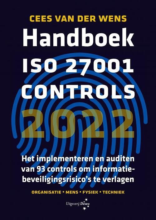 Foto van Handboek iso 27001 controls - cees van der wens - paperback (9789464652192)