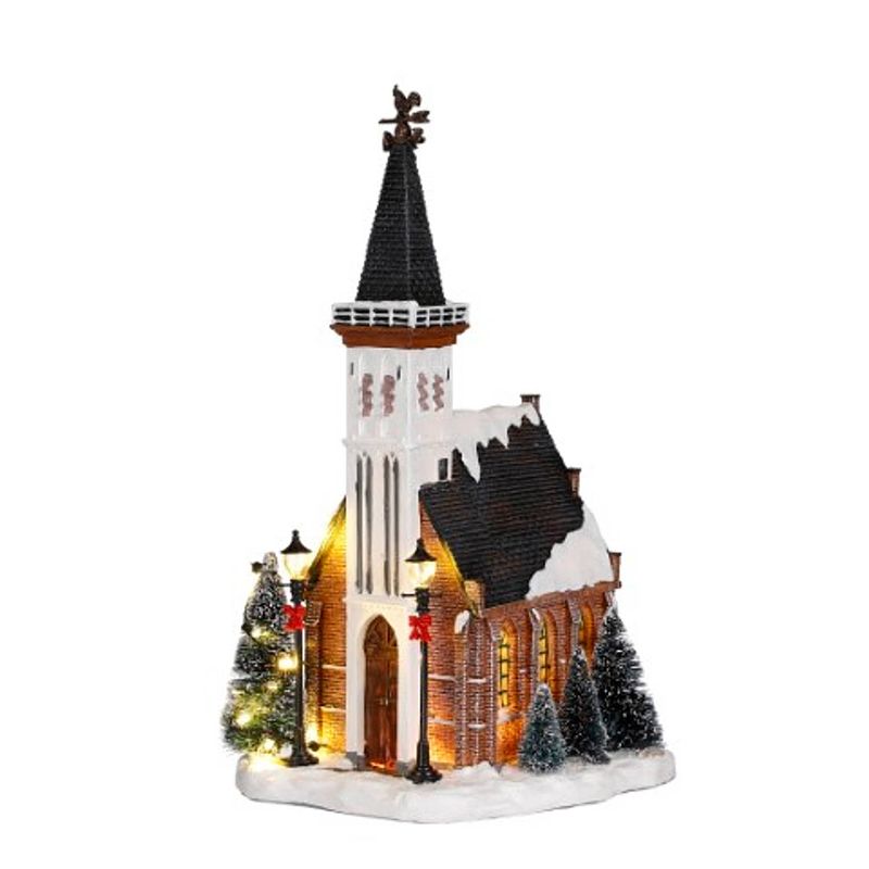 Foto van Luville - church battery operated - l15xb16,5xh31cm