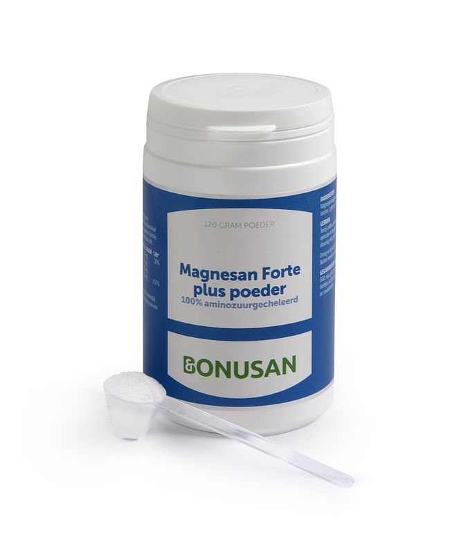 Foto van Bonusan magnesan forte plus poeder 120gr