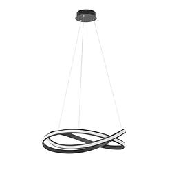 Foto van Infiori -ghlight - waves xl - hanglamp - led - 70 x 70 x 150cm - zwart