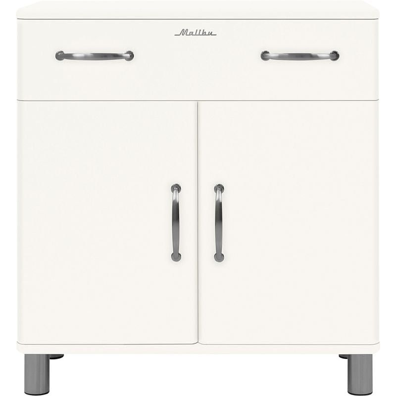 Foto van Kast malibu 2 deuren en 1 lade white