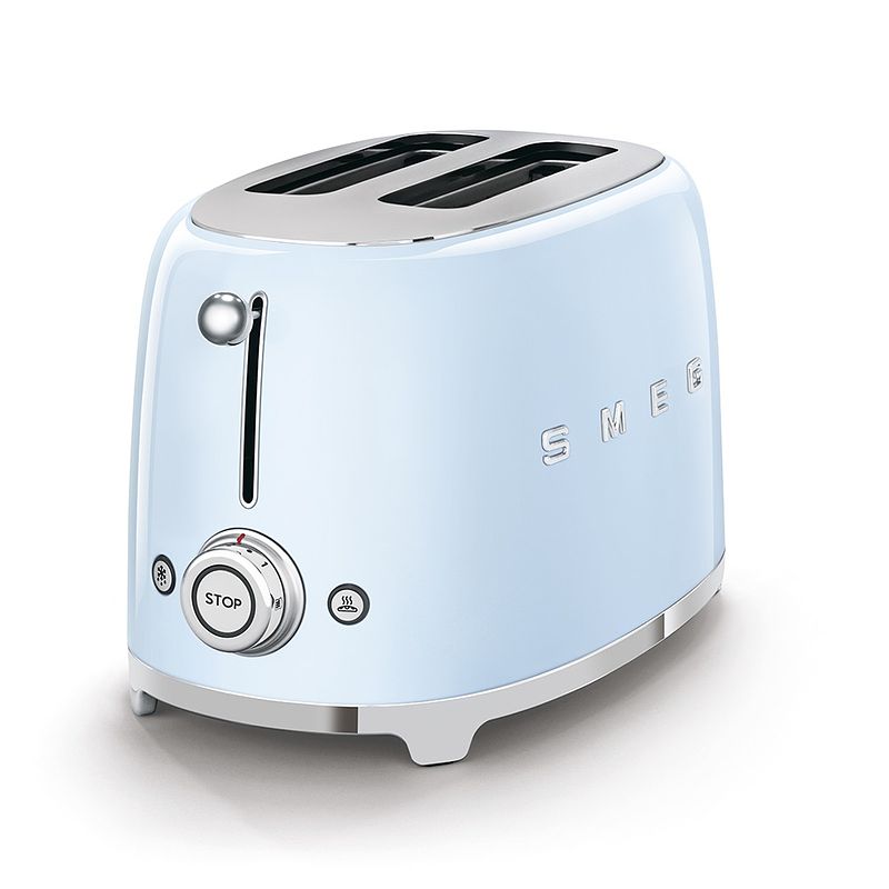 Foto van Smeg tsf01pbeu broodrooster blauw