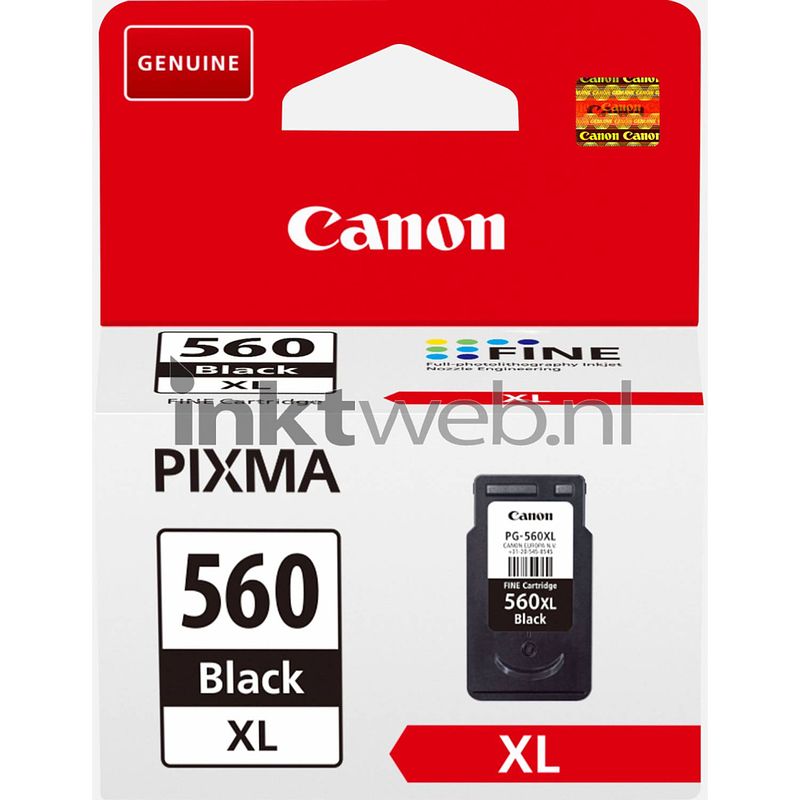 Foto van Canon pg-560xl zwart cartridge