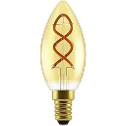Foto van Nordlux 2080101458 led-lamp energielabel g (a - g) e14 kaars 2.5 w goud (ø x l) 35 mm x 97 mm dimbaar 1 stuk(s)