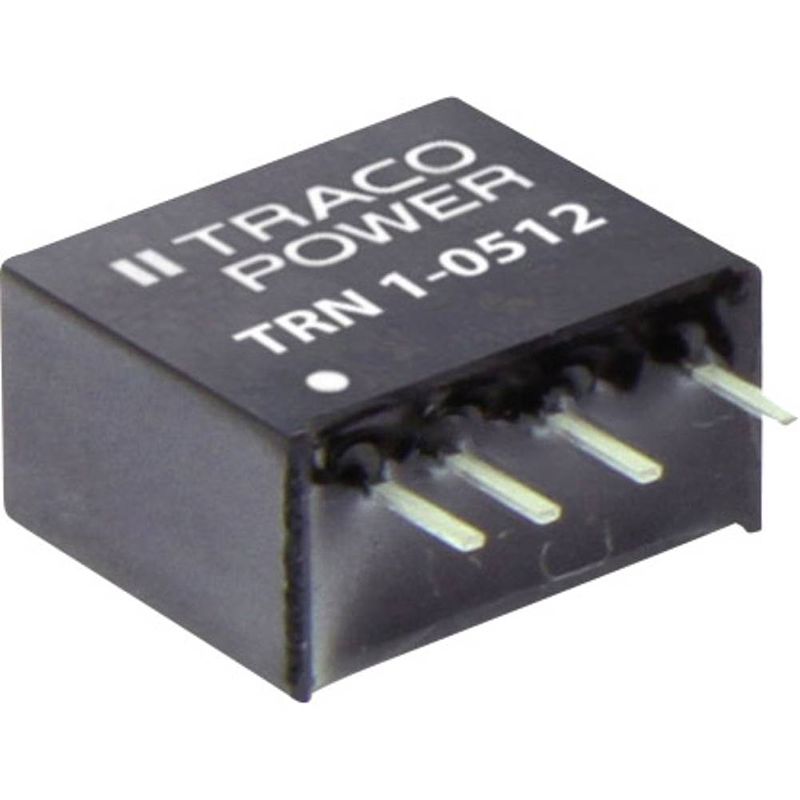 Foto van Tracopower trn 1-4811 dc/dc-converter, print 48 v/dc +5 v/dc 200 ma 1 w aantal uitgangen: 1 x