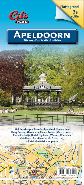 Foto van Plattegrond apeldoorn - paperback (9789463691628)