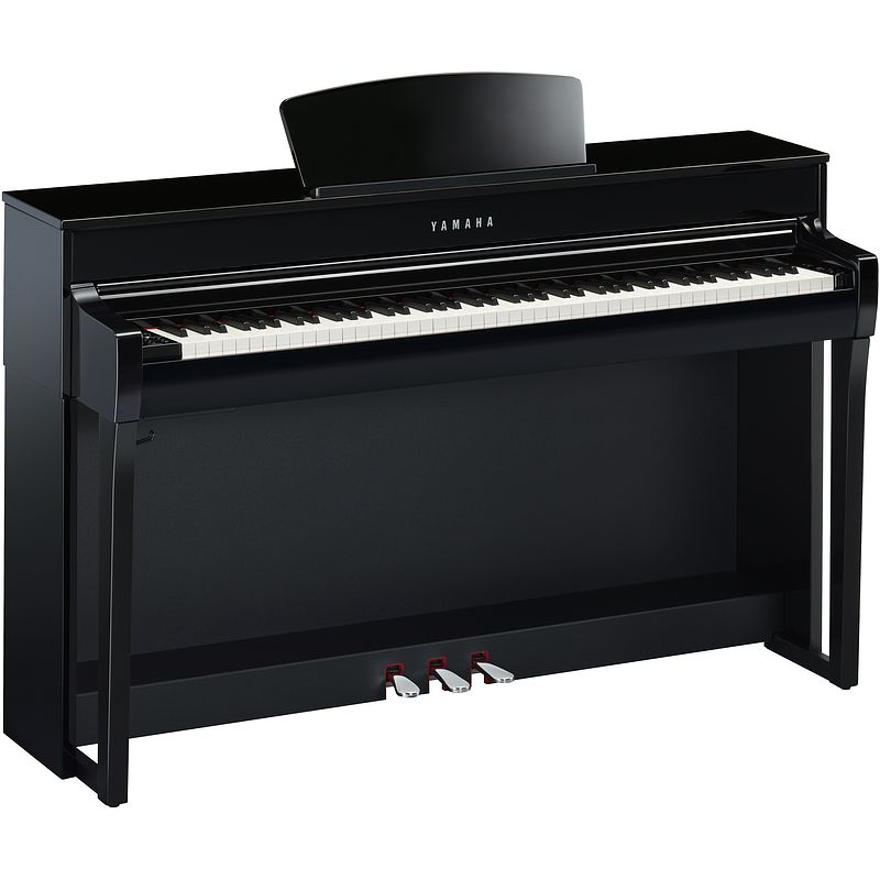 Foto van Yamaha clavinova clp-735pe digitale piano polished ebony