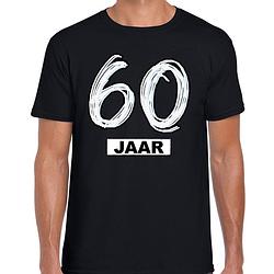 Foto van 60 jaar verjaardag cadeau t-shirt zwart voor heren xl - feestshirts