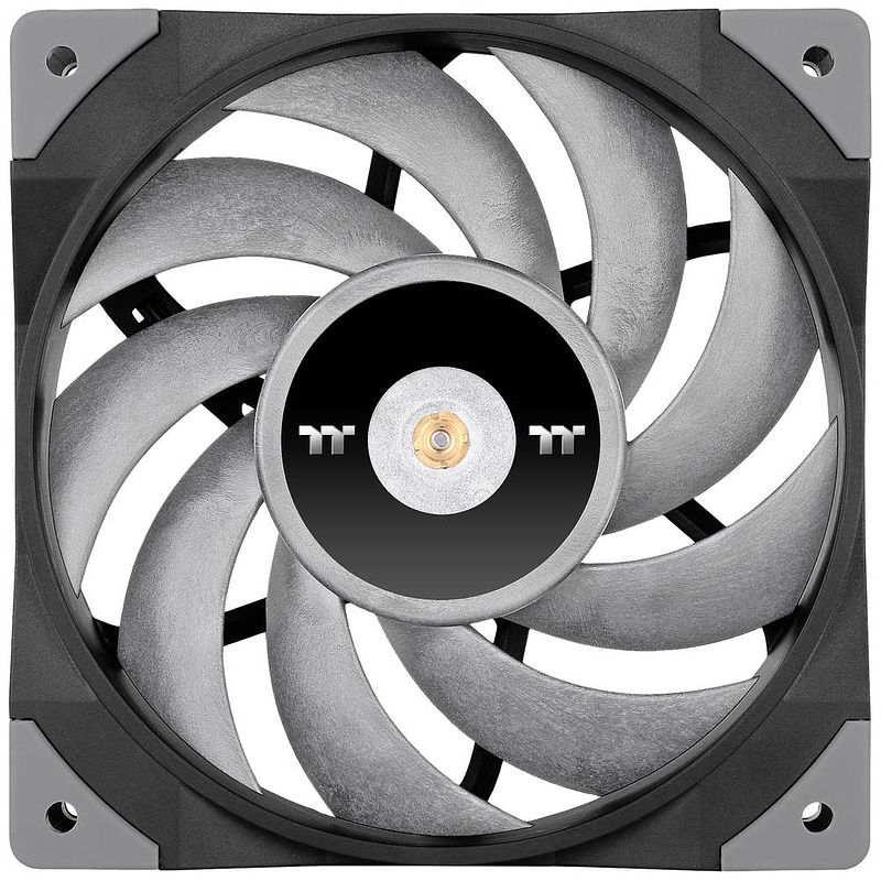 Foto van Thermaltake toughfan 12 pc-ventilator zwart/grijs (b x h x d) 120 x 120 x 25 mm