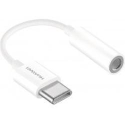 Foto van Huawei mobiele telefoon adapter [1x usb-c stekker - 1x jackplug female 3,5 mm] usb-c, audio, stereo (3.5 mm jackplug)