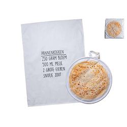 Foto van Gusta theedoek + pannenlap pannenkoek - set 2 stuks