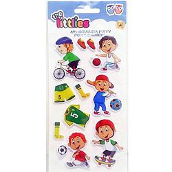 Foto van The littlies stickers puffy sporten junior 22 cm vinyl