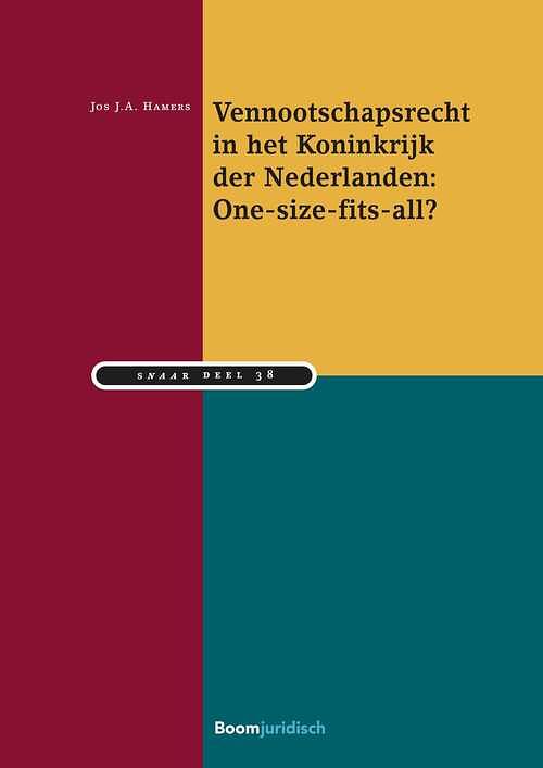 Foto van Vennootschapsrecht in het koninkrijk der nederlanden: one-size-fits-all? - jos j.a. hamers - paperback (9789462908093)