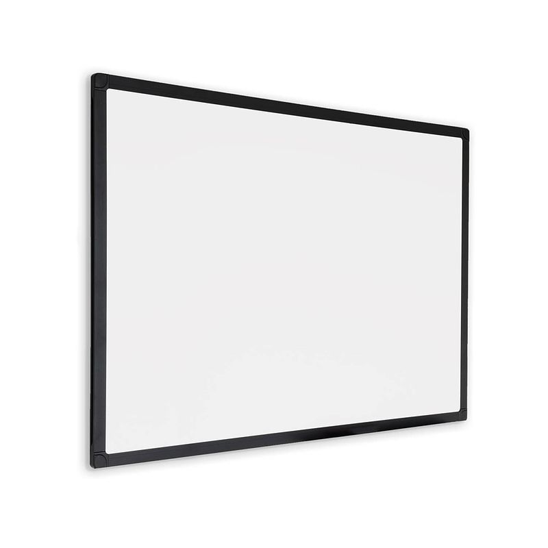 Foto van Whiteboard met zwart frame - magnetisch - 90x120 cm